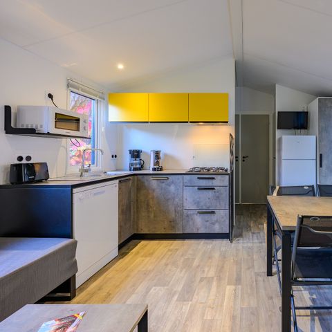 Stacaravan 8 personen - SIGNATURE PRESTIGE 4 sl.k. 8 pers. - 40m2 - overdekt terras