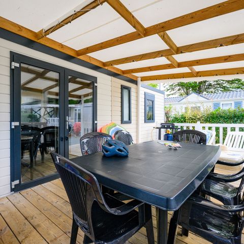 Stacaravan 8 personen - SIGNATURE PRESTIGE 4 sl.k. 8 pers. - 40m2 - overdekt terras