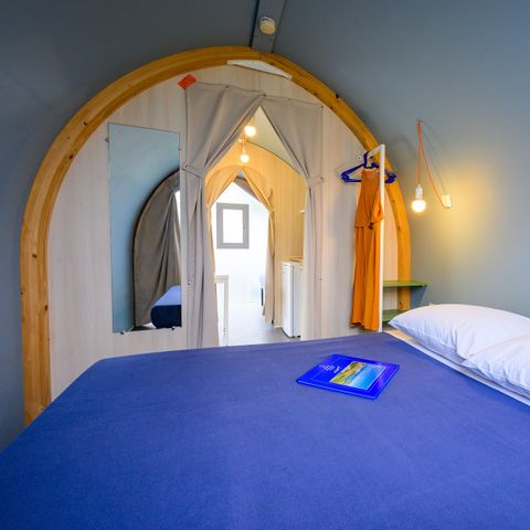 Safaritent 4 personen - D/ TENTE COCO SWEET 2 slp / 4p - 16m²- Tentdoek