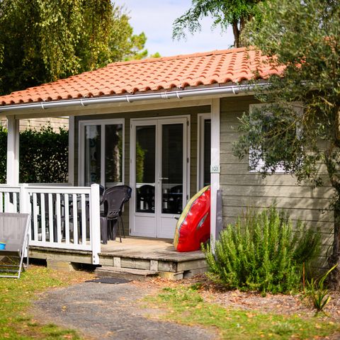 Chalet 4 personen - D/ CHALET CONFORT 2bed. 4 personen - 35m2 - geïntegreerd terras