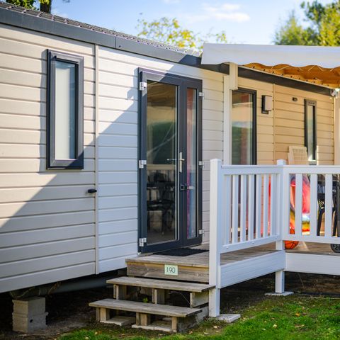 Stacaravan 4 personen - D/ SIGNATURE PRESTIGE 2 slaapkamers 4 pers. - 34m2 - overdekt terras