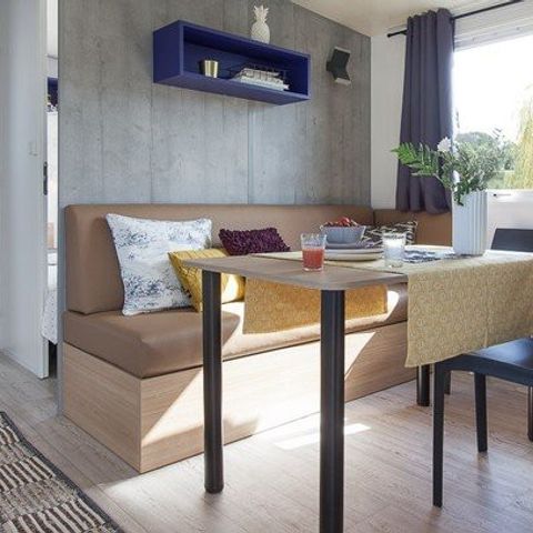 Stacaravan 6 personen - Mobile-home | Comfort | 3 slaapkamers | 6 pers. | Single terras
