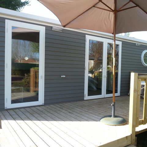 Stacaravan 4 personen - Résidence O'HARA PASSION ECO-Conçu 29m2 / 2 slaapkamers - Terras 4 pers
