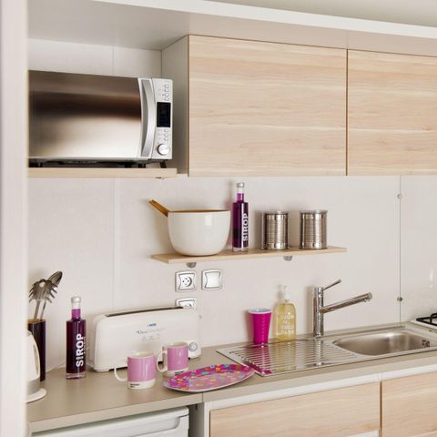 Stacaravan 4 personen - Résidence O'HARA PASSION ECO-Conçu 29m2 / 2 slaapkamers - Terras 4 pers