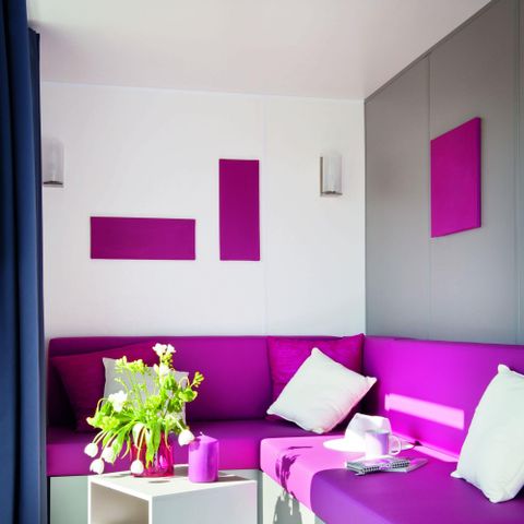 Stacaravan 4 personen - Résidence O'HARA PASSION ECO-Conçu 29m2 / 2 slaapkamers - Terras 4 pers