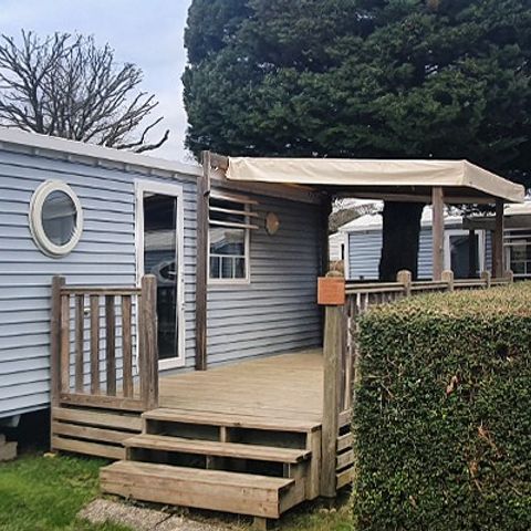Stacaravan 4 personen - Comfort XL | 2 slaapkamers | 4 pers. | Verhoogd terras