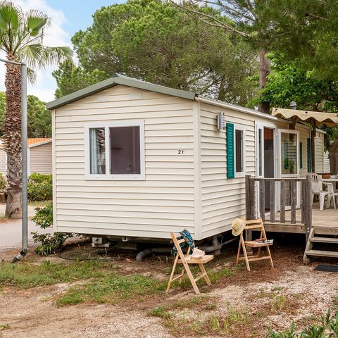 Stacaravan 4 personen - Klassiek | 2 Slaapkamers | 4 Pers. | Verhoogd terras