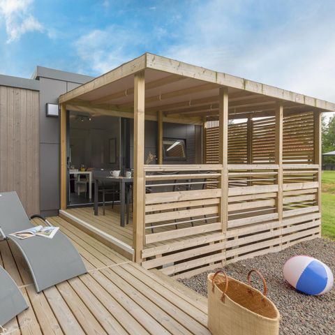 Stacaravan 4 personen - PREMIUM cottage met airconditioning 4 pers