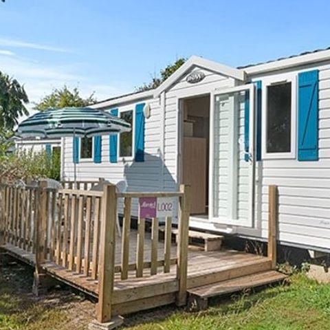 Stacaravan 6 personen - Homair stacaravans op camping La Guyonnière Classic | 2 slaapkamers | 4/6 personen | Verhoogd terras niet overdekt