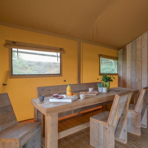 Safaritent 6 personen - Safari Lodge, 6p Air-conditioning