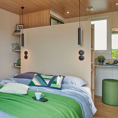 Stacaravan 8 personen - COTTAGE PREMIUM DUO - 8 PERS. - Airconditioning