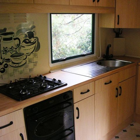 Stacaravan 5 personen - MH2 25 m² met sanitair