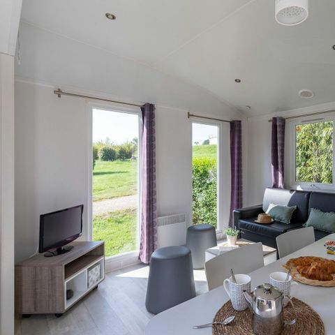 Stacaravan 4 personen - COTTAGE PANORAMIQUE 4p 2ch ***