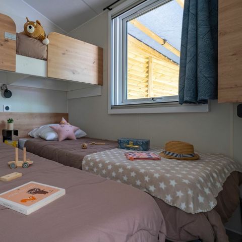 Stacaravan 6 personen - COTTAGE 6p 3ch PREMIUM