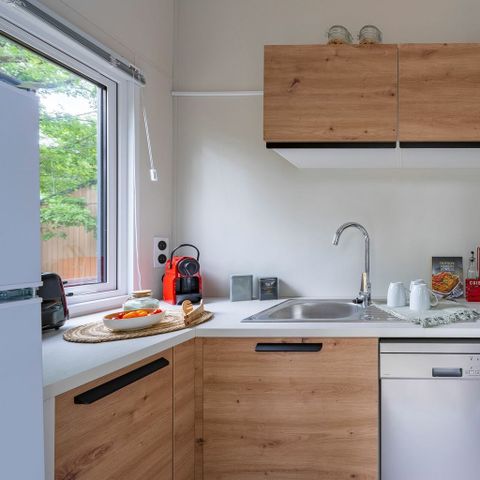 Stacaravan 6 personen - COTTAGE 6p 3ch PREMIUM