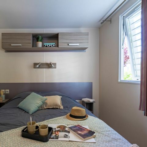 Stacaravan 6 personen - COTTAGE 6p 3ch 2SdB ** (in het Frans)