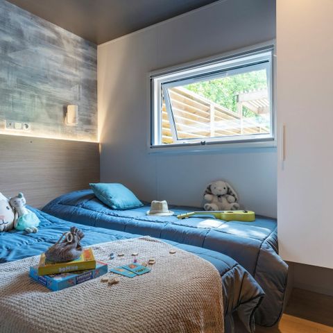 Stacaravan 6 personen - COTTAGE Exclusif 6p 3ch PREMIUM