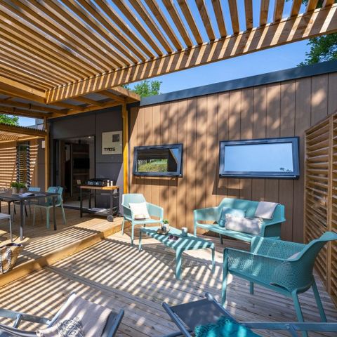 Stacaravan 6 personen - COTTAGE Exclusif 6p 3ch PREMIUM