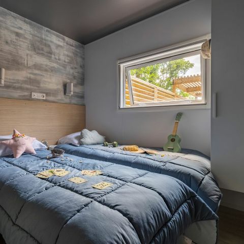 Stacaravan 6 personen - COTTAGE Exclusief 6p 3ch PREMIUM SPA