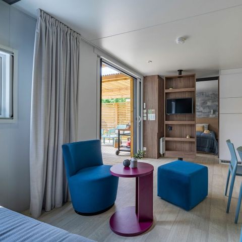 Stacaravan 6 personen - COTTAGE Exclusief 6p 3ch PREMIUM SPA