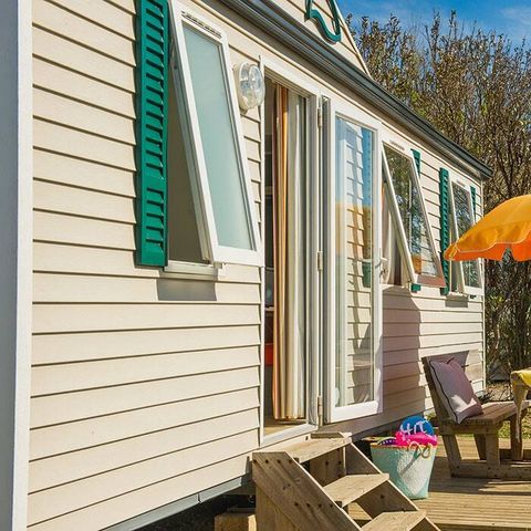 Stacaravan 6 personen - Comfort | 3 slaapkamers | 6 pers | Enig terras | 1 badkamer
