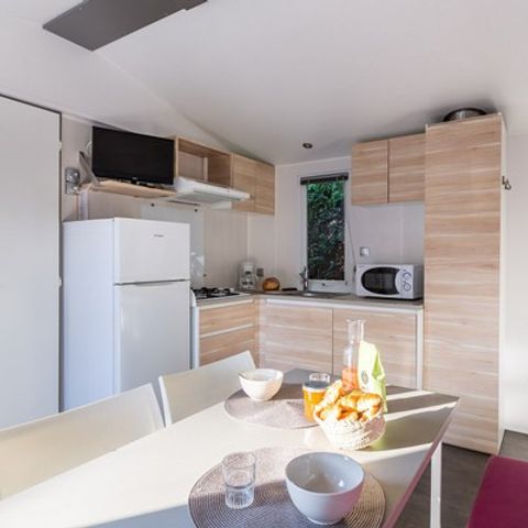 Stacaravan 4 personen - Stacaravan | Klassiek | 2 Slaapkamers | 4 Pers. | Verhoogd terras