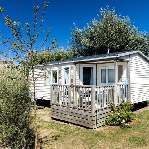 Stacaravan 6 personen - Klassiek | 2 slaapkamers | 4/6 personen | Enig terras | 1 badkamer | TV