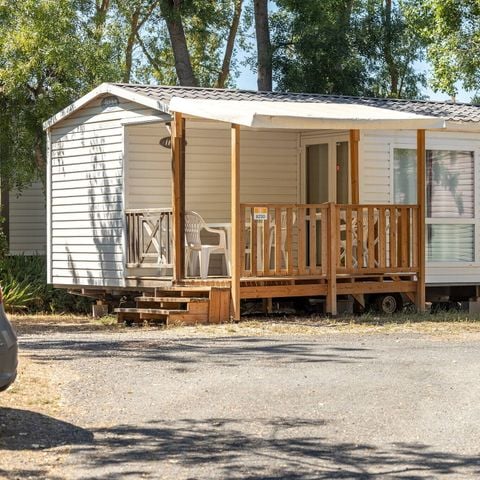 Stacaravan 6 personen - Klassiek | 2 slaapkamers | 4/6 personen | Enig terras | 1 badkamer | TV