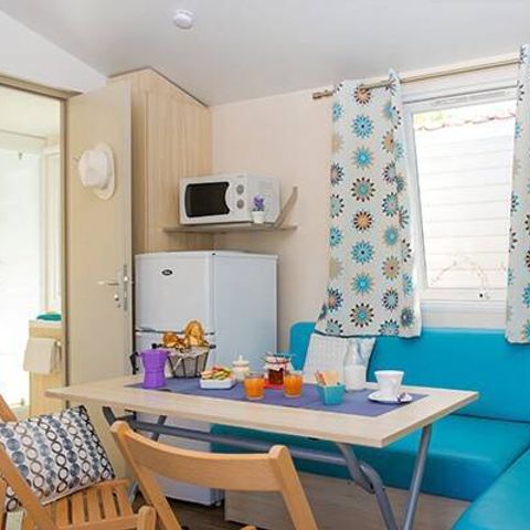 Stacaravan 6 personen - Mobile-home | Klassiek | 2 slaapkamers | 4/6 pers. | Verhoogd terras | 1 badkamer