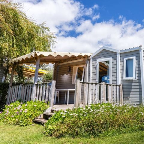 Stacaravan 6 personen - Mobile-home | Klassiek | 2 slaapkamers | 4/6 pers. | Verhoogd terras | 1 badkamer