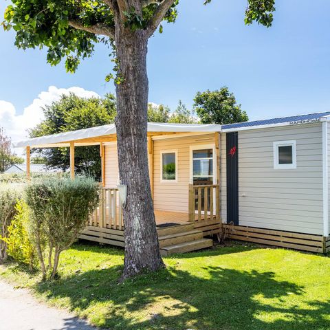 Stacaravan 6 personen - Mobile-home | Comfort | 2 Slaapkamers | 4/6 Personen | Verhoogd terras* | 1 Badkamer | Airconditioning | TV