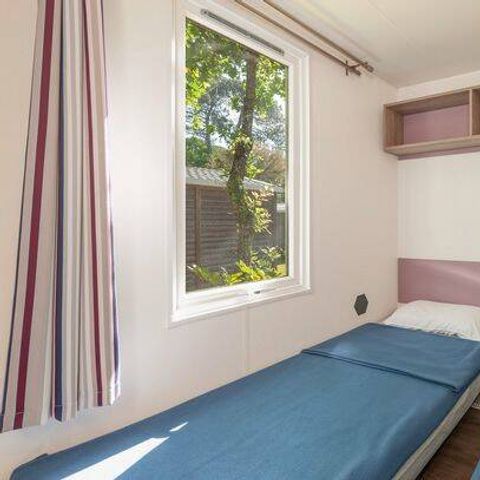 Stacaravan 6 personen - Mobile-home | Comfort | 2 Slaapkamers | 4/6 Personen | Verhoogd terras* | 1 Badkamer | Airconditioning | TV