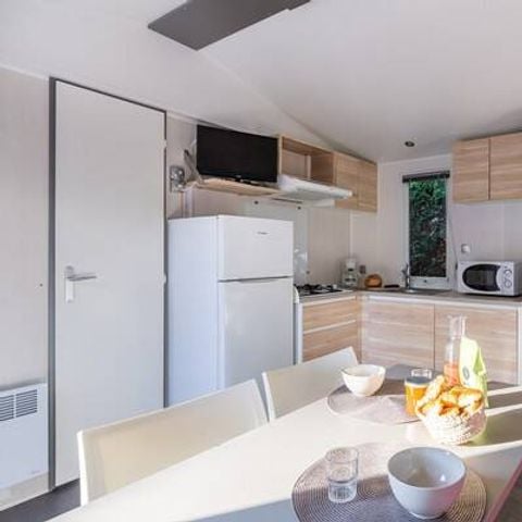 Stacaravan 4 personen - Klassiek | 2 slaapkamers | 4 pers | Verhoogd terras | 1 badkamer