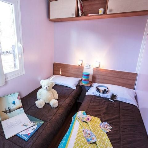 Stacaravan 4 personen - Klassiek | 2 slaapkamers | 4 pers | Verhoogd terras | 1 badkamer