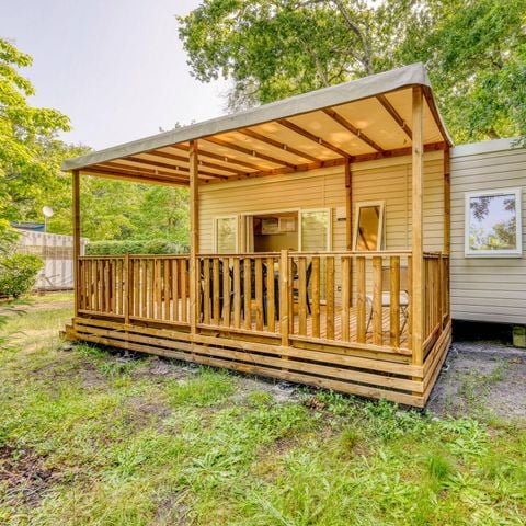Stacaravan 6 personen - Comfort | 3 slaapkamers | 6 pers | Verhoogd terras | Airconditioning