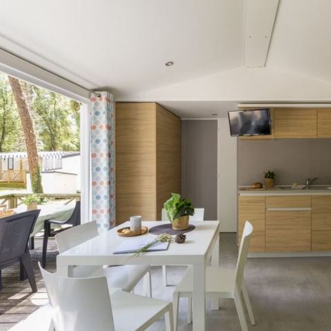 Stacaravan 6 personen - Familie 3 slaapkamers 6p