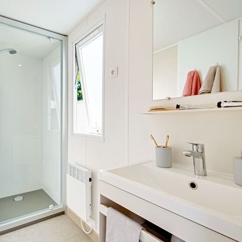 Stacaravan 5 personen - Vakantiehuis Océan TV Wifi - 2 Slaapkamers - 4/5 personen