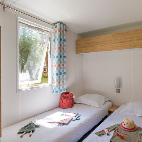 Stacaravan 6 personen - Cottage Famille TV Wifi - 3 slaapkamers - 6 slaapplaatsen