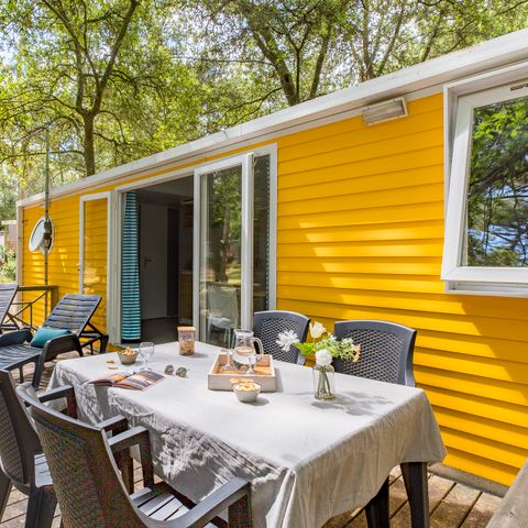 Stacaravan 4 personen - Cottage Select TV Clim Plancha Wifi - 2 slaapkamers - 4 pers.