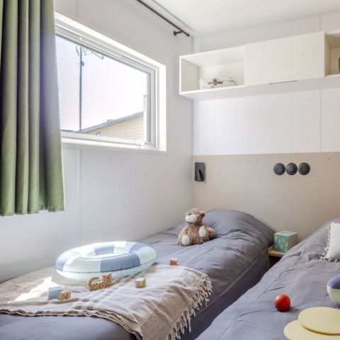 Stacaravan 4 personen - Cottage Palma 4 pers 2 slaapkamers 2 badkamers met Premium spa