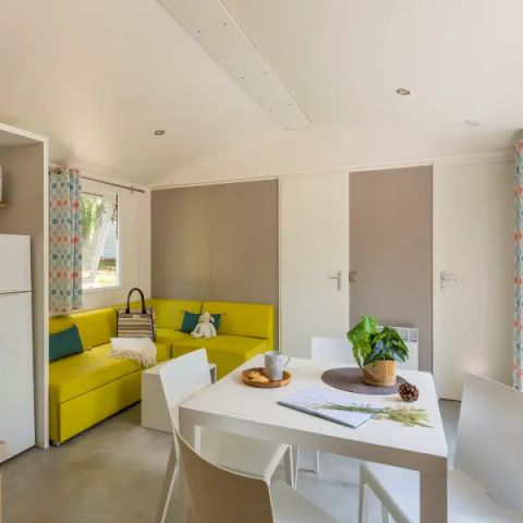 Stacaravan 6 personen - Stacaravan Aqua 3 slaapkamers 6 personen TV