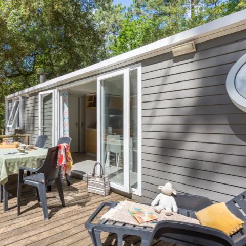 Stacaravan 6 personen - Stacaravan Aqua 3 slaapkamers 6 personen TV