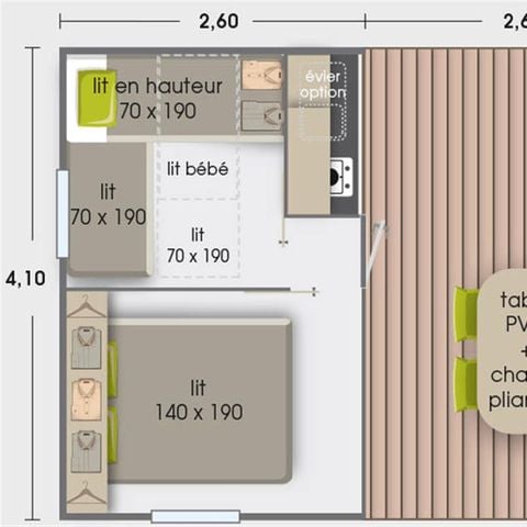 Tent 5 personen - Eco 2 persoons 5 persoons tent