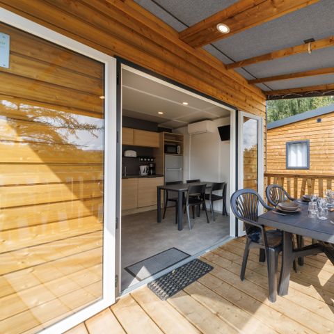 Stacaravan 4 personen - Cottage Premium 1bed 4 personen Aankomst zaterdag