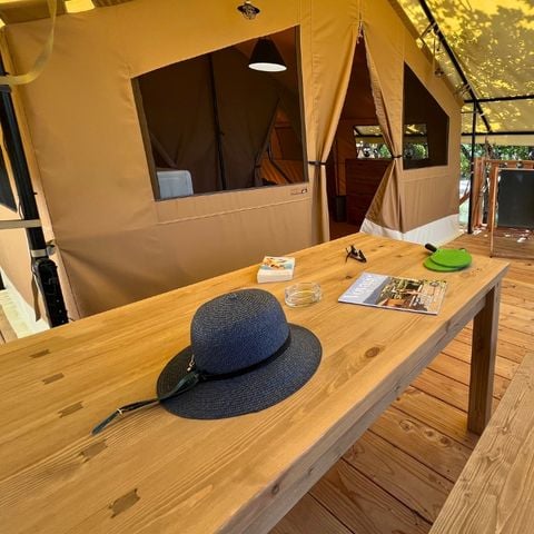 Bungalowtent 5 personen - ZONDER SANITAIRE VOORZIENINGEN
