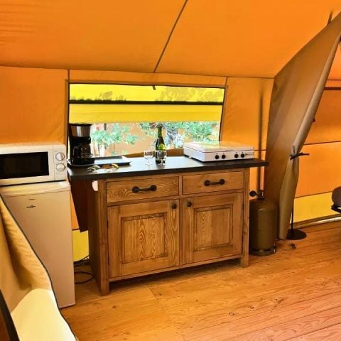 Bungalowtent 5 personen - 3 kamers 5 personen zonder sanitair
