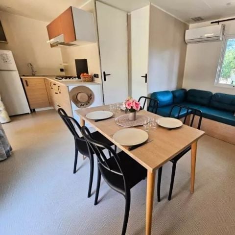 Stacaravan 4 personen - Mobil-Home Premium 3 Kamers 4 Personen Airconditioning + TV