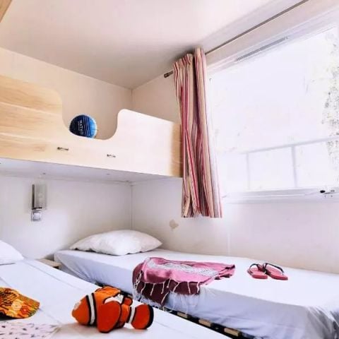 Stacaravan 5 personen - Gezellige stacaravan 3 kamers 5 personen Airconditioning