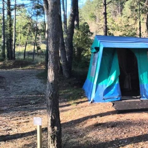 Tent 5 personen - 4-Room Navajo Tent voor 6 personen (4 volwassenen + 2 kinderen) Zonder sanitaire voorzieningen