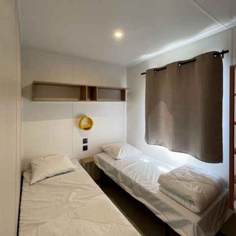 Stacaravan 6 personen - 3 CH Premium uitzicht op de Loire - 6 pers